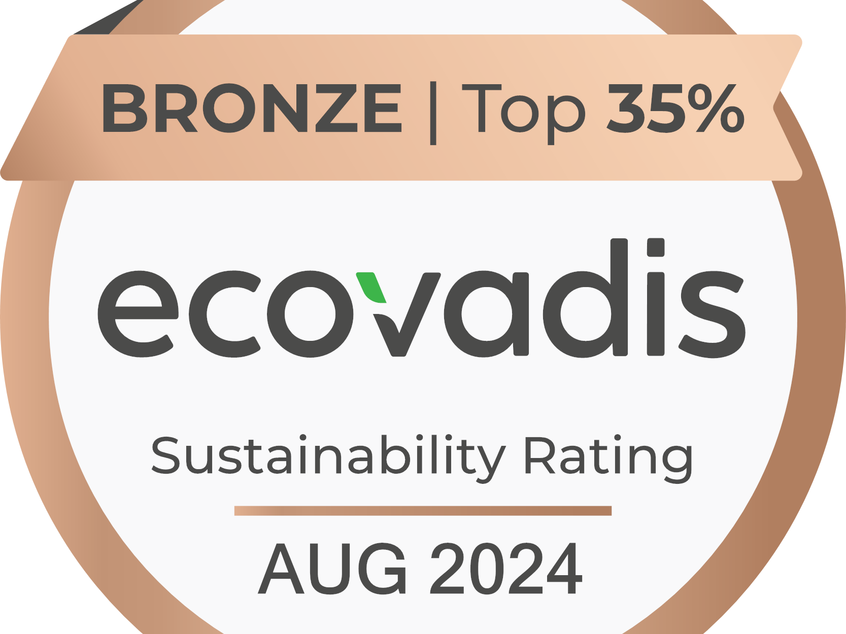 Bronze Medaille ecovadis