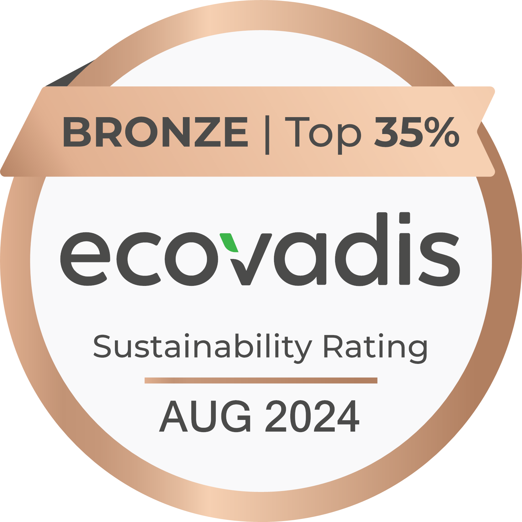 Bronze Medaille ecovadis