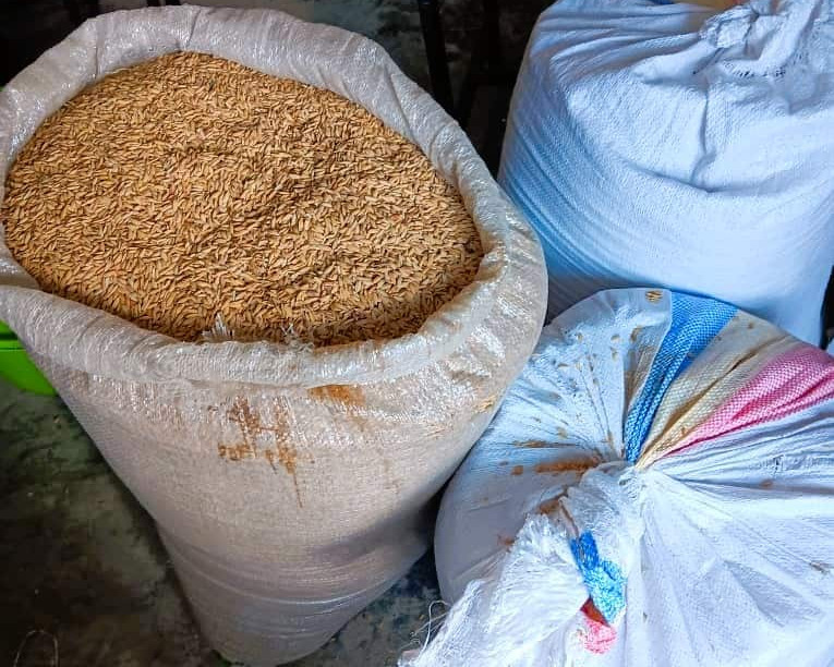 Erntesäcke der Baak Secondary School Malawi