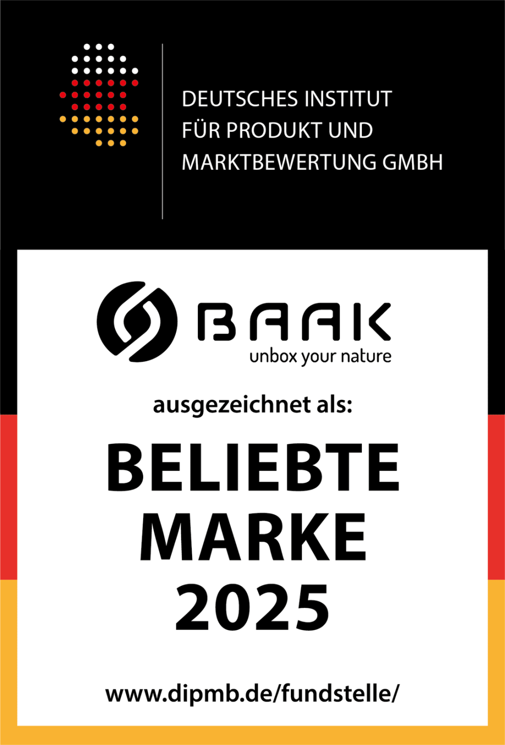 DIPMB-Gütesiegel-2025-Beliebte-Marke-Logo