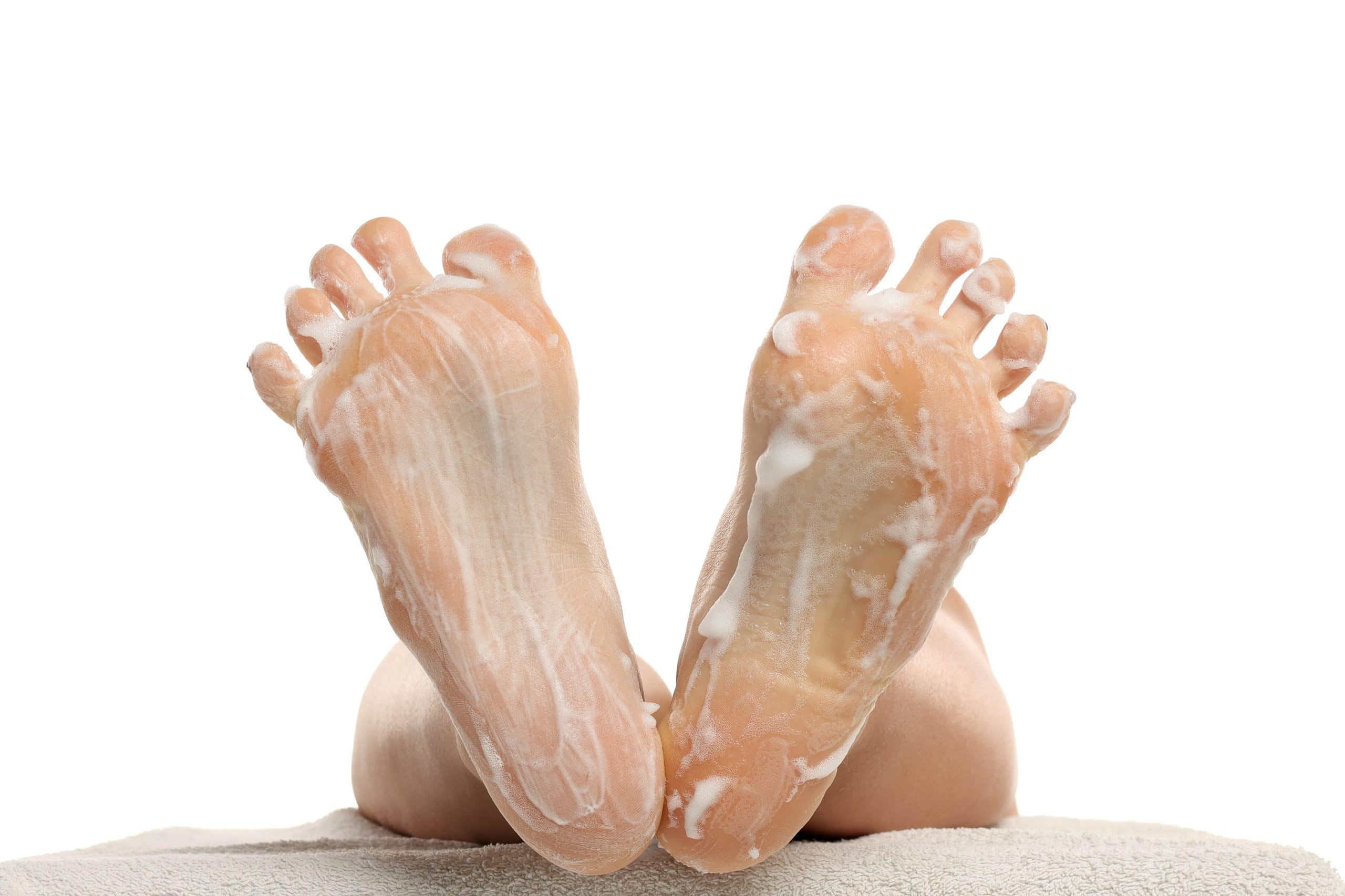 Soapy feet